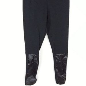 Eric & Lani Black Faux Leather Trim -23